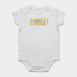 Wolf In Autumn Woods Baby Bodysuit
